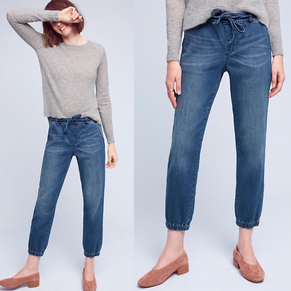 Anthropologie Pilcro Denim Joggers